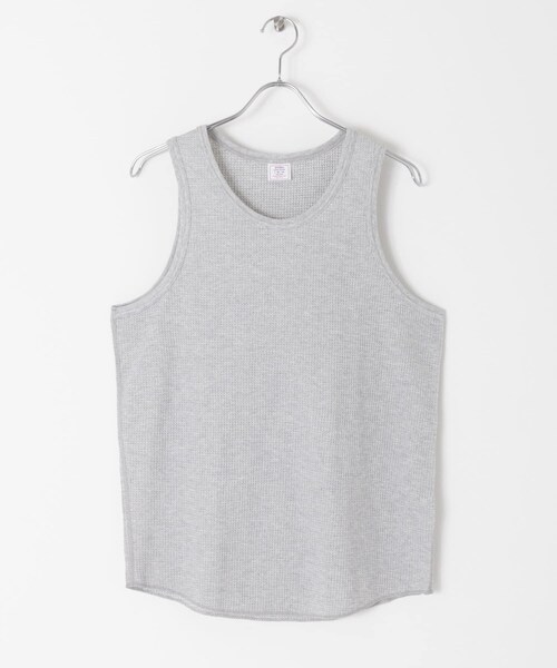 JEMORGAN（ジェーイーモーガン）の「【別注】JEMORGAN×Sonny Label ワッフルラウンドタンクトップ（その他・メンズ・ホワイト/ナチュラル/ブラック/杢グレー・M/L/XL）」の4枚目の写真