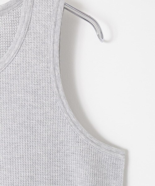 JEMORGAN（ジェーイーモーガン）の「【別注】JEMORGAN×Sonny Label ワッフルラウンドタンクトップ（その他・メンズ・ホワイト/ナチュラル/ブラック/杢グレー・M/L/XL）」の12枚目の写真
