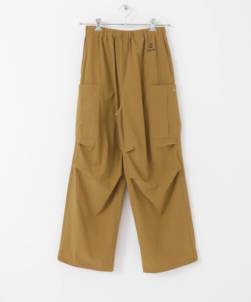 Uiscel(ユイセル)の「Uiscel ルーズカーゴボトム(その他・メンズ・BLACK/BEIGE・M/L)」の2枚目の写真