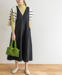 URBAN RESEARCH（アーバンリサーチ）の「コードパイピングジャンパーワンピース-2（その他・レディース）」
