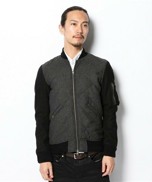 Bitter Ender（ビターエンダー）の「BitterEnder/ビターエンダー/ヘリンボンメルトン MA1（ミリタリージャケット