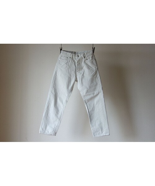 Ordinary fits（オーディナリーフィッツ）の「【完売御礼】Ordinary fits  5PKT ANKLE DENIM WHITE オーディナリーフィッツ アンクルデニム ホワイト【unisex】（デニムパンツ・メンズ・その他）」の6枚目の写真