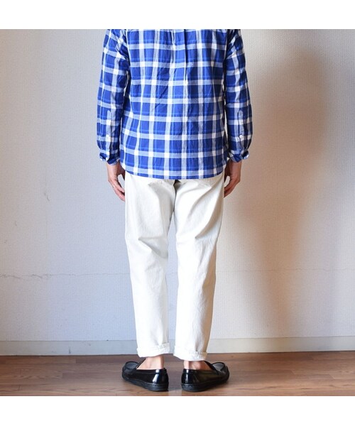 Ordinary fits（オーディナリーフィッツ）の「【完売御礼】Ordinary fits  5PKT ANKLE DENIM WHITE オーディナリーフィッツ アンクルデニム ホワイト【unisex】（デニムパンツ・メンズ・その他）」の3枚目の写真