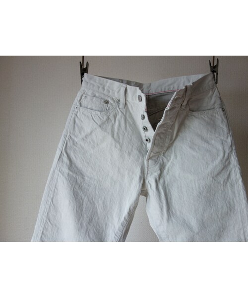 Ordinary fits（オーディナリーフィッツ）の「【完売御礼】Ordinary fits  5PKT ANKLE DENIM WHITE オーディナリーフィッツ アンクルデニム ホワイト【unisex】（デニムパンツ・メンズ・その他）」の9枚目の写真