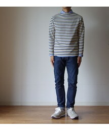 SAINT JAMES | 【RECOMMEND】SAINTJAMES セントジェームス OUESSANT ウエッソン ECRU×MARINE 生成り×ネイビー UNISEX 男女兼用【正規取り扱い品】(Tシャツ/カットソー)