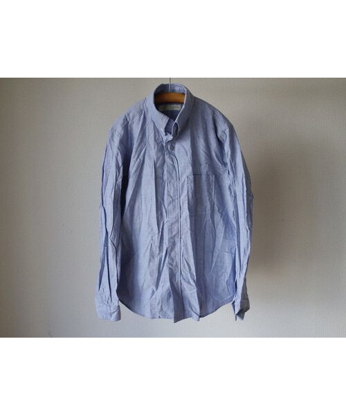 nisica（ニシカ）の「nisica B.D SHIRT BLU ニシカ ボタンダウンシャツ ブルー（シャツ/ブラウス・メンズ・その他）」の6枚目の写真