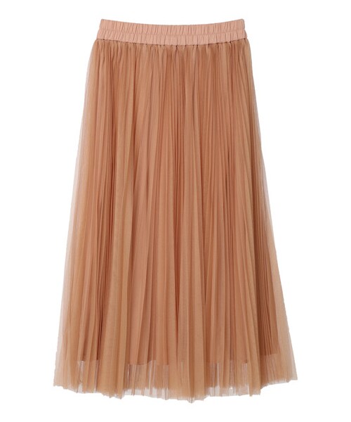 Green　Parks（グリーンパークス）の「・furry rate プリーツチュールスカート（スカート・ピンク/イエロー/グリーン・F）」の15枚目の写真