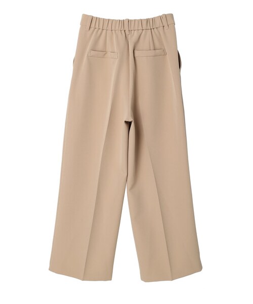 YECCA VECCA（イェッカヴェッカ）の「タックストレートパンツ（パンツ・ベージュ/グリーン・S/M）」の10枚目の写真