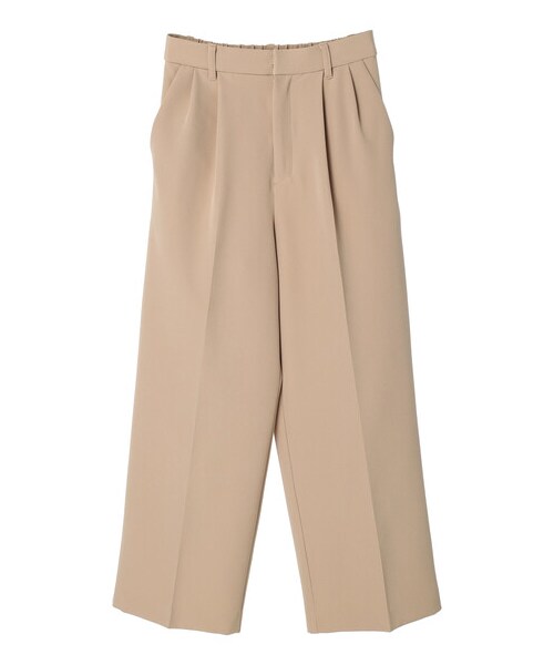 YECCA VECCA（イェッカヴェッカ）の「タックストレートパンツ（パンツ・ベージュ/グリーン・S/M）」の19枚目の写真