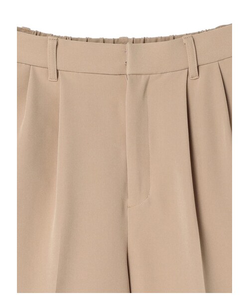 YECCA VECCA（イェッカヴェッカ）の「タックストレートパンツ（パンツ・ベージュ/グリーン・S/M）」の11枚目の写真