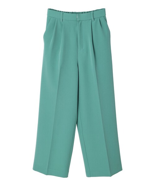 YECCA VECCA（イェッカヴェッカ）の「タックストレートパンツ（パンツ・ベージュ/グリーン・S/M）」の20枚目の写真