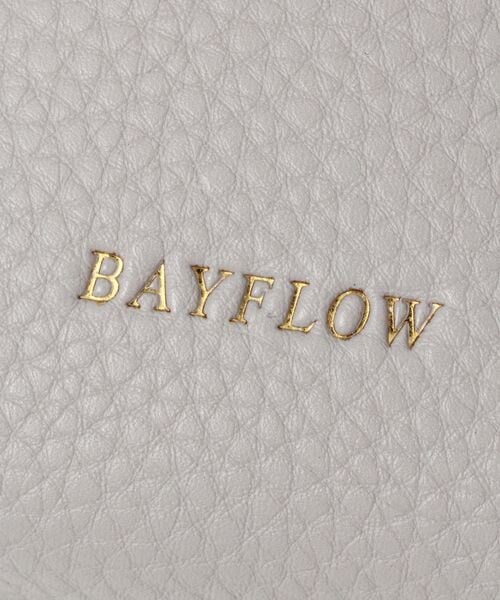 BAYFLOW（ベイフロー）の「モバイルミニウォレットショルダー（バッグ・レディース・グレー15/ブラック19/アイボリー52/GRN1・F）」の15枚目の写真