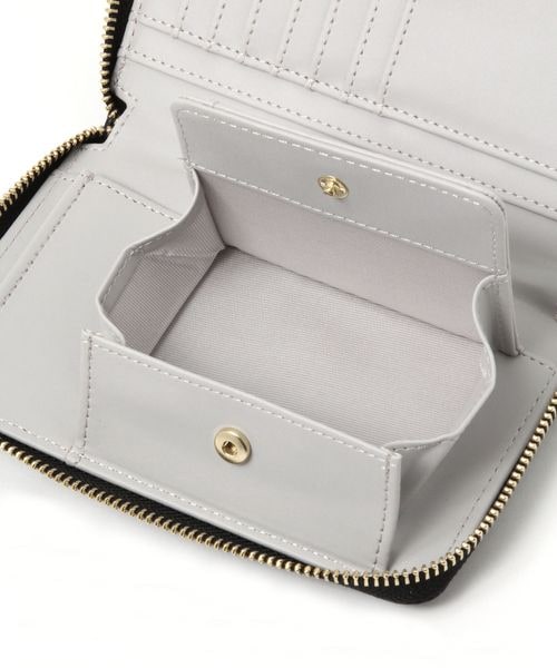 BAYFLOW（ベイフロー）の「モバイルミニウォレットショルダー（バッグ・レディース・グレー15/ブラック19/アイボリー52/GRN1・F）」の14枚目の写真
