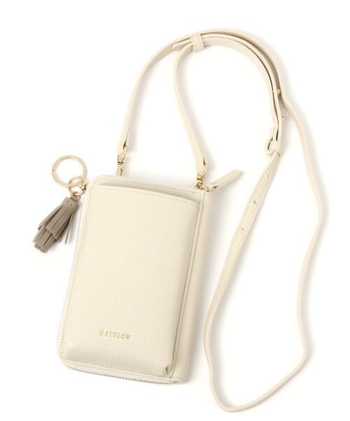 BAYFLOW（ベイフロー）の「モバイルミニウォレットショルダー（バッグ・レディース・グレー15/ブラック19/アイボリー52/GRN1・F）」の3枚目の写真