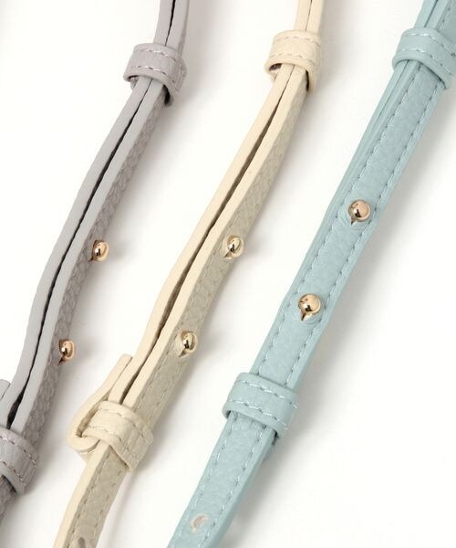 BAYFLOW（ベイフロー）の「モバイルミニウォレットショルダー（バッグ・レディース・グレー15/ブラック19/アイボリー52/GRN1・F）」の18枚目の写真