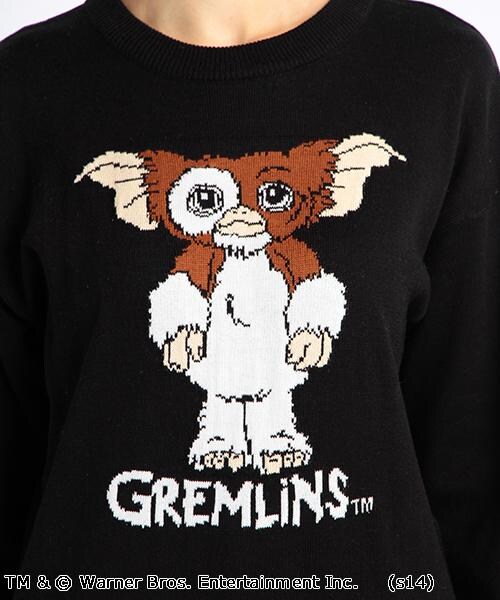 DOUBLE NAME（ダブルネーム）の「グレムリンプルオーバーニット（トップス・レディース・ブラック/ブルー/オートミール・FREE）」の6枚目の写真