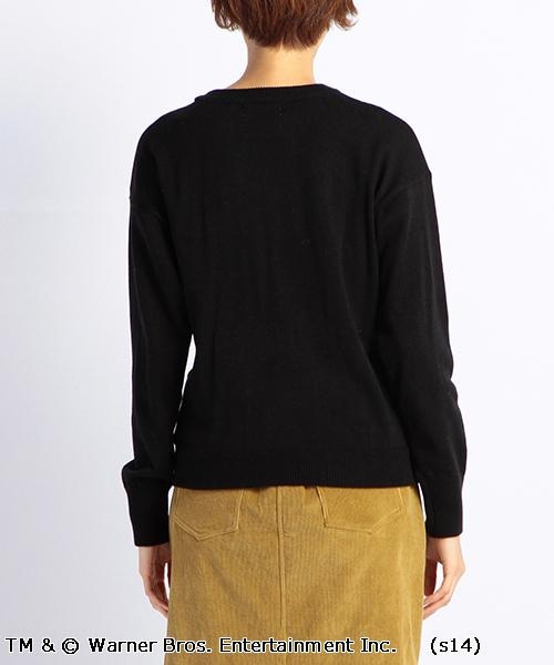 DOUBLE NAME（ダブルネーム）の「グレムリンプルオーバーニット（トップス・レディース・ブラック/ブルー/オートミール・FREE）」の5枚目の写真