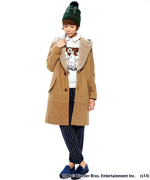 DOUBLE NAME（ダブルネーム）の「グレムリンプルオーバーニット（トップス・レディース・ブラック/ブルー/オートミール・FREE）」の9枚目の写真