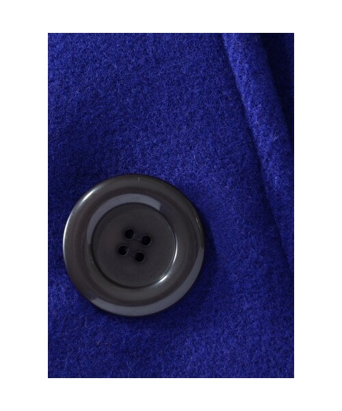 mercibeaucoup,（メルシーボークー）の「メルシーボークー、 / ウールコート / コート（ジャケット/アウター・レディース・brown/navy/purple・0/01）」の6枚目の写真