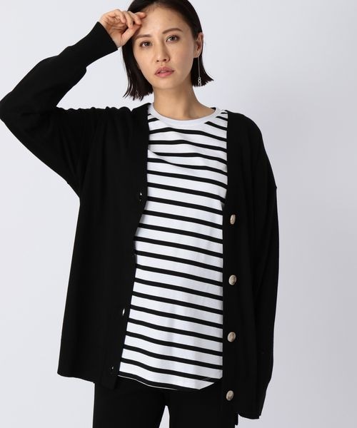 BARNYARDSTORM（バンヤードストーム）の「ハイゲージスリットカーデ  