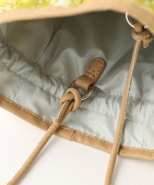 RAY CASSIN（レイカズン）の「ジャガード巾着2wayバッグ（バッグ・レディース・イエロー/キナリ・FREE）」の9枚目の写真