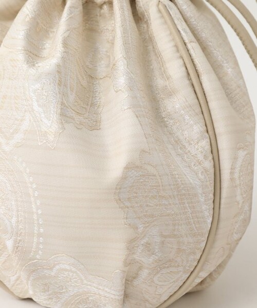 RAY CASSIN（レイカズン）の「ジャガード巾着2wayバッグ（バッグ・レディース・イエロー/キナリ・FREE）」の11枚目の写真