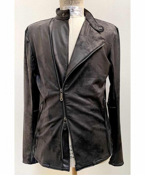 FranCisT_MOR.K.S.（フランシストモークス）の「FranCisT_MOR.K.S./フランシスト モークス/Hi-Tension Eco Leather ASM Riders Jacket（ジャケット/アウター・メンズ・BLACK・2/3/4）」の6枚目の写真