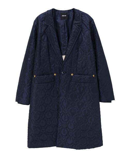 Ne-net（ネネット）の「ゆきだるまアウター / コート（ジャケット/アウター・レディース・mustard/blue/navy・02）」の3枚目の写真