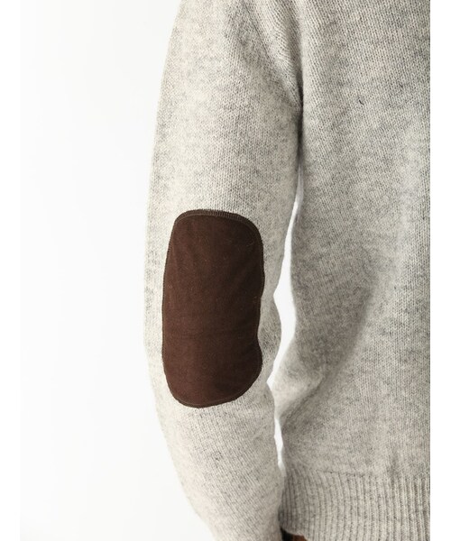 BEAVER（ビーバー）の「別注 天竺シェットランドニット (132)（トップス・メンズ・GREY/PINK/NAVY/MUSTERD/GREEN/BLUE・M/L）」の6枚目の写真