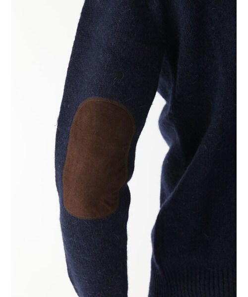 BEAVER（ビーバー）の「別注 天竺シェットランドニット (132)（トップス・メンズ・GREY/PINK/NAVY/MUSTERD/GREEN/BLUE・M/L）」の22枚目の写真