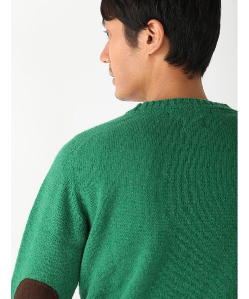 BEAVER（ビーバー）の「別注 天竺シェットランドニット (132)（トップス・メンズ・GREY/PINK/NAVY/MUSTERD/GREEN/BLUE・M/L）」の15枚目の写真