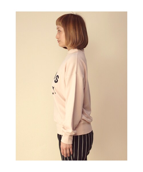 w closet（ダブルクローゼット）の「FRANCIS FAMILY裏毛プルオーバー（トップス・レディース・L.ブルー/L.ピンク/グリーン/ネイビー・FREE）」の6枚目の写真