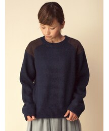 w closet | 畦編みアーミーニットプルオーバー(トップス)