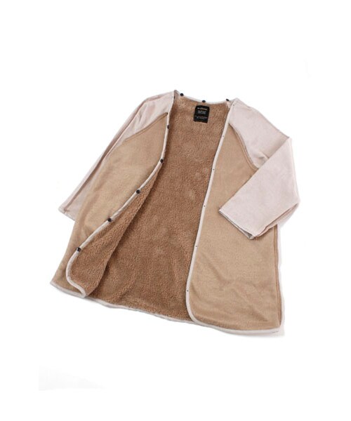 w closet(ダブルクローゼット)の「コットンツイルボーイフレンドコート(トップス・レディース・サンドベージュ/ネイビー・FREE)」の9枚目の写真