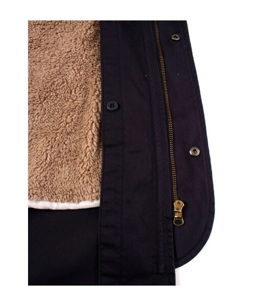 w closet(ダブルクローゼット)の「コットンツイルボーイフレンドコート(トップス・レディース・サンドベージュ/ネイビー・FREE)」の8枚目の写真