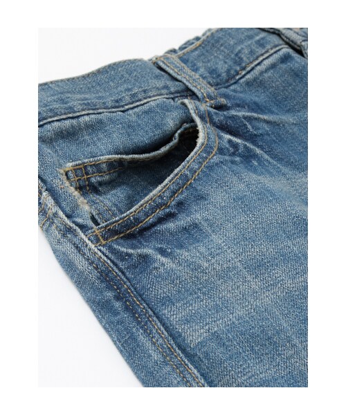 w closet（ダブルクローゼット）の「10ozスラブインディゴデニムボーイフレンドパンツ（パンツ・レディース・ブルー/ワンウォッシュ/ダメージ・FREE）」の8枚目の写真