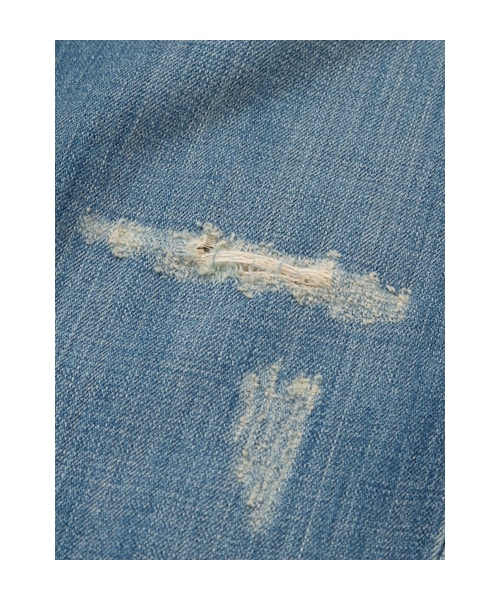 w closet（ダブルクローゼット）の「10ozスラブインディゴデニムボーイフレンドパンツ（パンツ・レディース・ブルー/ワンウォッシュ/ダメージ・FREE）」の10枚目の写真