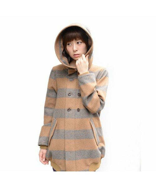 SUPER HAKKA（スーパーハッカ）の「メルトンボーダーブルゾン（）」 - WEAR