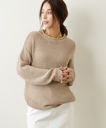 Whim Gazette（ウィムガゼット）の「リネンプルオーバー（ニット/セーター）」