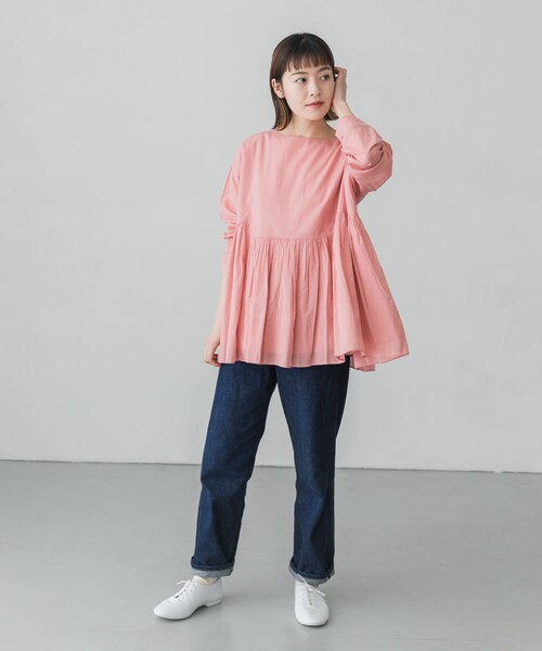 かぐれ（カグレ）の「ボイルギャザー2WAYブラウス（）」 - WEAR