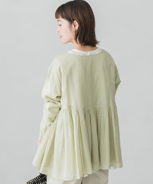 かぐれ（カグレ）の「ボイルギャザー2WAYブラウス（）」 - WEAR