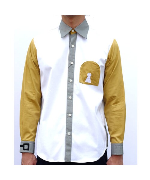 NIRAME.CO（ニラメッコ）の「鍵穴しゃつ（シャツ/ブラウス・メンズ・その他）」の3枚目の写真