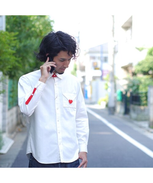 NIRAME.CO（ニラメッコ）の「ラブレターしゃつ（シャツ/ブラウス・メンズ・その他）」の2枚目の写真