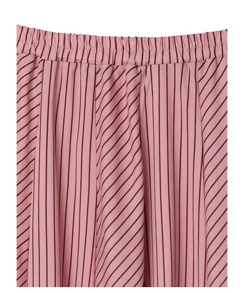 Green　Parks（グリーンパークス）の「・RAY CASSIN ストライプフレアハギスカート（スカート・ブラック/ピンク/ベージュ/カーキ・F）」の14枚目の写真