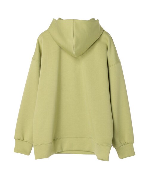 Green　Parks（グリーンパークス）の「・ELENCARE DUE ハーフZIPパーカー（トップス・オフホワイト/ブラック/イエロー/グリーン・F）」の9枚目の写真