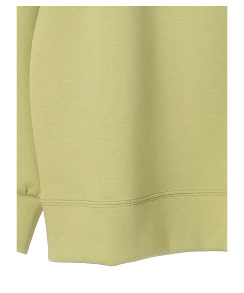 Green　Parks（グリーンパークス）の「・ELENCARE DUE ハーフZIPパーカー（トップス・オフホワイト/ブラック/イエロー/グリーン・F）」の12枚目の写真