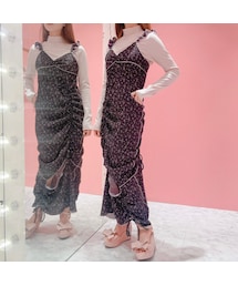 lilLilly（リルリリー）の「フラワーギャザーキャミドレス