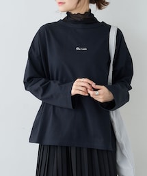 PUAL CE CIN | ロゴ刺繍ロングスリーブ(Tシャツ/カットソー)