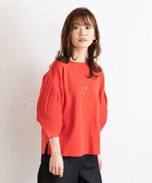 prose verse | 《WEB先行予約》パフスリーブ5分袖ニット(ニット/セーター)