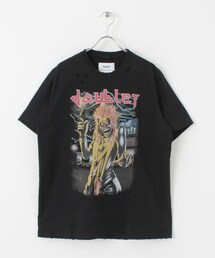 doubelt 洋服の青山コラボT ロックTシャツ ノースリーブ ダブレット doublet “AOYAMA”ROCK NO SLEEVE T-SHIRT(PEOPLE) 22SS73CS225